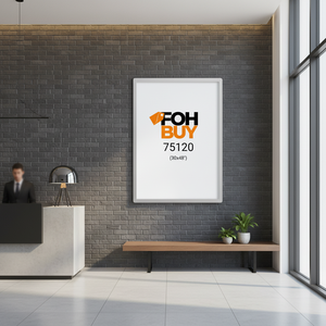 กล่องไฟแบ็คไลท์แอลอีดีสำหรับโฆษณา75120เงินติดผนังสี่เหลี่ยมผืนผ้าแขวนได้ง่าย - Product Image 3