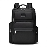 Nouveau Sac à Dos en Jean pour Homme, Sac à Dos d'Affaires Grande Capacité 20-35L en Polyester pour Ordinateur Portable et Voyages d'Affaires Transfrontaliers