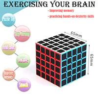 Puzzle promotionnel lisse 4x4x4 Cube magnétique Cube de vitesse magique jouets pour enfants et adultes Challenge EXW