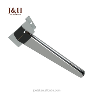 판금 나무 선반 브래킷 (쌍) 판금 유리/나무 선반 브래킷 크롬 철 선반 브래킷 판금 벽 유리 디스플레이 후크 - Product Image 5