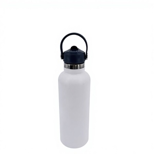 Thermos isotherme en acier inoxydable avec paille rabattable et poignée, anti-fuite, sans BPA, portable pour voyage, sport et extérieur, 22oz/650ml, 6-12 - Product Image 2