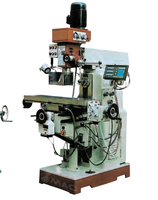 Machine de fraisage et de perçage verticale universelle à alimentation micro SMAC DML6350A, table pivotante, moyenne capacité, broche ISO40, écologique