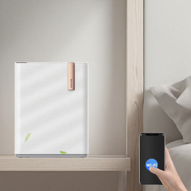 Smart Home Portable Room Air Purifier With HEPA Filter WiFi Connected Humidifier Smart Filter Cleaner for Households