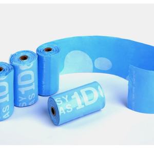 Biyobozunur EPI ve PE plastik köpek Poop çöp torbası rulo kokulu Pet atık çözüm - Product Image 2