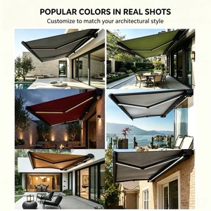 <span class=keywords><strong>Auvent</strong></span> cassette intégral de style moderne, électrique, rétractable, imperméable, protection UV, pare-soleil pour <span class=keywords><strong>terrasse</strong></span> extérieure - Product Image 2