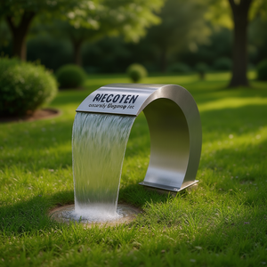 Fontaine de piscine cascade Ecoten en acier inoxydable moderne et durable pour extérieur 110-230V - Product Image 2