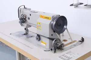 HUAMEI 842 二本針総合送り平ベッドミシン (皮革用) - Product Image 3