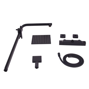 Barra doccia termostatica a vista con valvola, collettore rigido e soffione a mano da 8 pollici <span class=keywords><strong>Vernet</strong></span> - Product Image 3