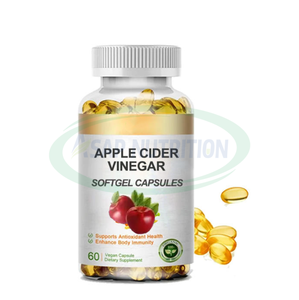 Gélules de vinaigre de cidre de pomme OEM ASAP, brûleur de graisse, améliore l'immunité, détox, pour adultes, femmes enceintes, qualité alimentaire, en vrac, 60 - Product Image 2