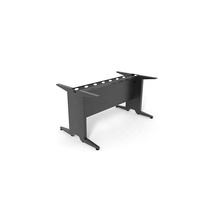 Banc de travail commercial moderne pour bureau, cadre de table en métal robuste en forme de H, vente en gros, usine Yeddkin de Guangzhou