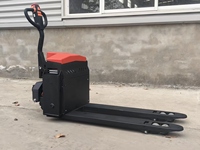 Transpallet Elettrico Fuoristrada JG con Batteria al Piombo, Lunghezza Forche 1200mm, 685mm per Cantiere Edile, Certificato CE