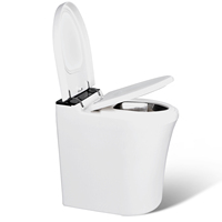 Toilette électrique autonome sans eau JP pour camping-car, caravane, mini-maison, cabane hors réseau, bateau