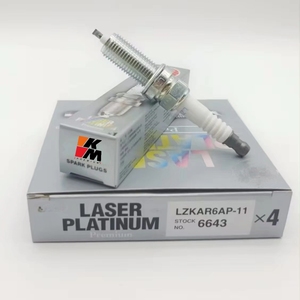 <span class=keywords><strong>KM</strong></span> PREMIUM AUTO PARTS Bujía de iridio y platino 6643 apta para <span class=keywords><strong>Nissan</strong></span> - Product Image 1
