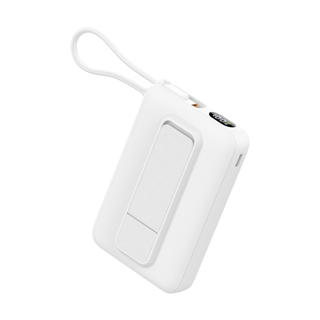 Multi-functional Magnetic Mini Power Bank 15W Wireless Charger PD Fast Charging Type-C Built-in Cable Stand Gaming Leisure