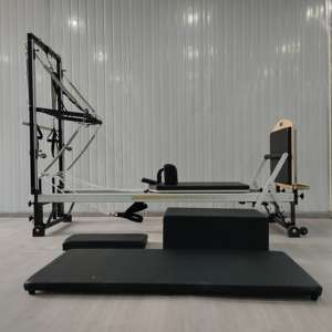 Kingace Luxe Aluminium Commercial Demi-<span class=keywords><strong>Trapeze</strong></span> Pilates Reformer Balance Core Bed <span class=keywords><strong>Machine</strong></span> de Pilates pour Studio et <span class=keywords><strong>Musculation</strong></span> - Product Image 3
