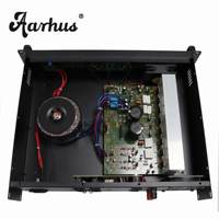 Amplificador de Potencia Profesional Clase AB de 2 Canales, 8/4 Ohmios, Metálico, CA 200W*2 para Sistema de Audio de Cine en Casa
