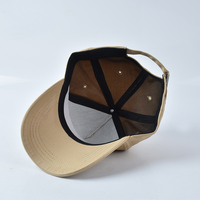 Vente en gros de chapeau de papa structuré en coton avec logo en cuir PU casquette de baseball sport personnalisée à 6 panneaux à bord incurvé