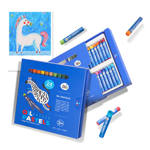 24 couleurs enfants écologique d'<span class=keywords><strong>art</strong></span> graffiti doux Crayons peinture Huile pastel marqueur stylo peintre ensemble - Product Image 1