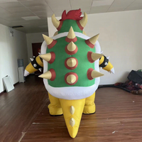 Funtoys personnalisé géant gonflable Dragon Nian bête année monstre mascotte Costume en peluche Fursuit dinosaure Cosplay personnage pour adulte
