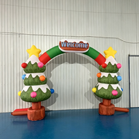 Arche gonflable de Noël Oxford Tree Arch pour l'extérieur, idéale pour les événements, les fêtes et les promotions, durable et résistante à l'eau