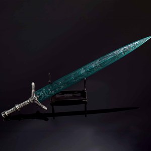 Elden Ring y Bloodborne arma de juego periférico sagrado <span class=keywords><strong>Moonlight</strong></span> gran espada juguete espada colección adornos artesanales de metal - Product Image 4