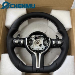 Volante deportivo M de cuero completo para <span class=keywords><strong>BMW</strong></span> 320 <span class=keywords><strong>525</strong></span> F10 F30 E90 F70 E71 F31 F32 X5 X6 F01 F07 F20 F11 F22 F25 M3 M4 M5 - Product Image 1
