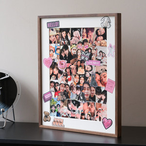 Regalo <span class=keywords><strong>di</strong></span> Compleanno Personalizzato in Legno Massello Ecologico con Foto Fai-da-Te, Adesivo Graffiti Fatto a Mano, Creativo Rettangolare per Anniversario, Stampa Giclée - Product Image 3