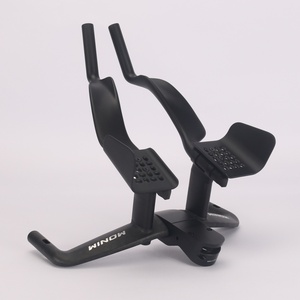 Vélo de route Winowsports HB051 pour <span class=keywords><strong>triathlon</strong></span> et contre-la-montre, entièrement en carbone, avec guidon de repos TT 15 °   Extension de barre aérodynamique avec clip - Product Image 2