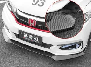 สปอยเลอร์กันชนหน้ารถยนต์ StarNav สำหรับ FIT GK5 ปี 2014-2019 ชุดแต่งภายนอก 3 ชิ้น ทำจากพลาสติก ABS พร้อมสีเคลือบ - Product Image 5