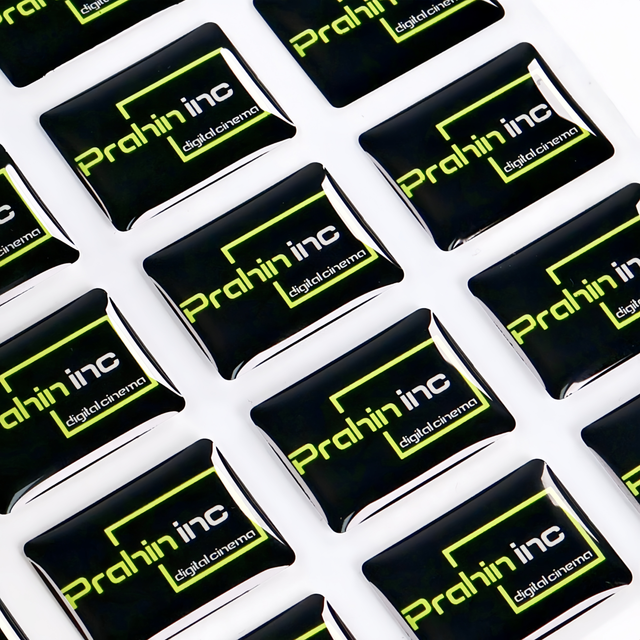Custom Epoxy Resin Labels Crystal Dome Stickers Waterproof 3D Logo Badge Adhesive Decals for Electronics Automotive Branding