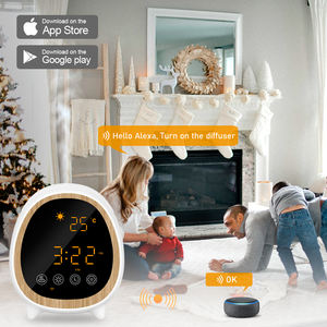 スマートWifi超音波ディフューザーポータブル200ml Quiet <span class=keywords><strong>Essential</strong></span>オイルディフューザー音声制御付きAlexa & Googleアシスタント - Product Image 2