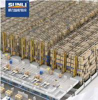 Système de Stockage et de Récupération Automatisé (AS/RS) Intelligent en Acier Robuste à Prix Direct Usine pour Entrepôt Automatisé