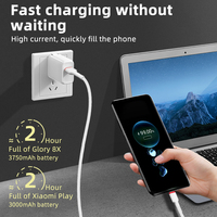 Câble USB Type-C de charge rapide 2.4A, 1M, CE, en PVC durable, 60W, pour téléphone portable iPhone, prix de gros d'usine