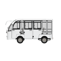 Certificat CE Mini voiture de tourisme électrique 8 places Bus touristique électrique fermé 8 places
