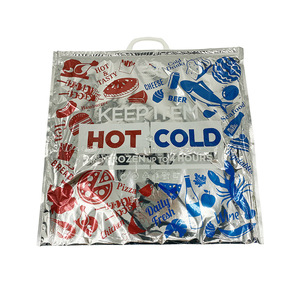 Dùng một lần nhôm lá giao hàng túi 600D đẳng nhiệt nóng lạnh nhiệt bánh pizza container nhựa thực phẩm container - Product Image 6