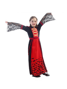 <span class=keywords><strong>Disfraz</strong></span> de Vampiresa para Niñas de Halloween, Vestido de Terror para Juego de Rol, <span class=keywords><strong>Disfraz</strong></span> para Representación Escénica, Atuendo de Cosplay - Product Image 3