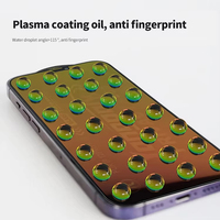 Protection d'écran en verre trempé coloré pour la confidentialité, film anti-espion miroir ESD pour iPhone 16 Pro Max 15 Plus 14 13 12 11 Pro XS XR
