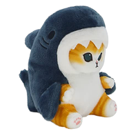 Yanxinanv 20cm requin chat en peluche pendentif Animal jouets en peluche joint chat oreiller
