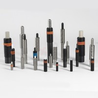 Plongeur à ressort à fente avec bride hexagonale en acier inoxydable 304 poli, haute qualité, personnalisé, M3 M4 M5