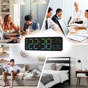 Reloj Electrónico Digital LED de Pared con Control Remoto, Modelo Club Home Room Panel Dementia, Extra Grande, para Decoración de Coche - Product Image 6