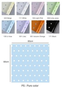 กระดาษแก้วเคลือบพลาสติกใสกันน้ำสำหรับห่อดอกไม้ พิมพ์ลายรูโปร่งแสง - Product Image 5