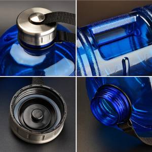 Beeman ขวดน้ำพลาสติกสำหรับออกกำลังกาย,ขวดแกลลอนยิมขนาด2ลิตรทำจากพลาสติกใสเป็นส่วนตัว - Product Image 3