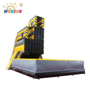 Combo de carreras de obstáculos inflables comerciales winsun, casa de rebote inflable favorita para niños, juego deportivo inflable con plataforma - Product Image 3