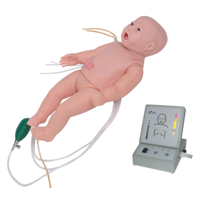 Medical Teaching Nursing, CPR, Auscultation, Defibrillation and Pacing, ECG Full-functional Neonatal Nursing Manikin