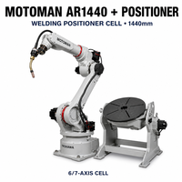 Station de soudage robotisée 6 axes YASKAWA AR1440, positionneur clé en main pour soudage à l'arc de tuyaux, contrôleur YRC1000, servo-électrique