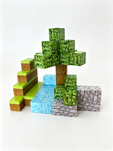 Conjuntos de Blocos Magnéticos de Plástico Personalizados de 2.0cm, 2.3cm e 2.5cm, Criando uma Experiência de Construção Empolgante para Crianças e Colecionadores - Product Image 3