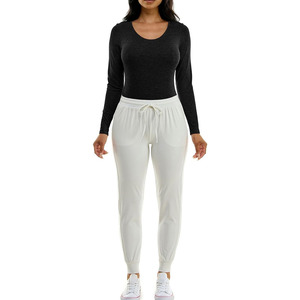 Pantalon de jogging pour femme, taille élastique, longueur cheville, style décontracté, coupe classique, coton de haute qualité, personnalisable, pour l'hiver - Product Image 3