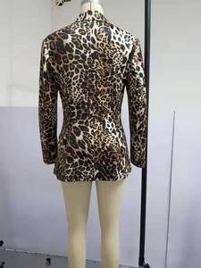 Abrigo <span class=keywords><strong>Retro</strong></span> de un solo botón para mujer, chaqueta Sexy de longitud media, elegante, para otoño e invierno, para oficina - Product Image 6