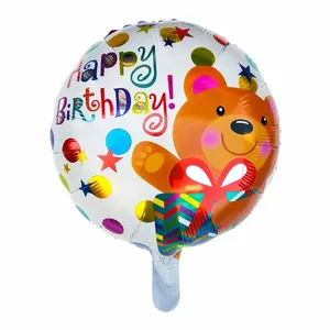 모든 스타일 중국 키즈 장난감 공 18 인치 둥근 모양 생일 축하 파티 장식 globos 화려한 호일 풍선
