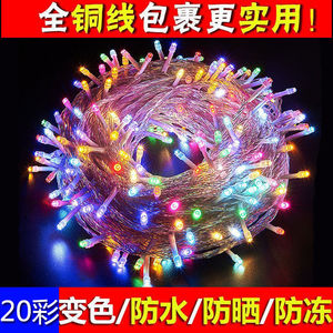 LED <b>String</b> <b>Lights</b> Twenty Colors 36V Button Battery Outdoor Decorative Lighting For Chinese New Year Celebration - Product Image 4
